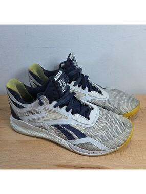 Reebok Navy and Gray Athletic Shoes